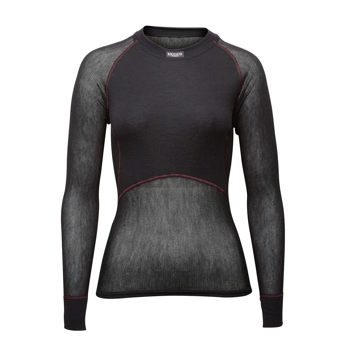 Women's Wool Thermo Light Long Sleeve Shirt - Black, M image
