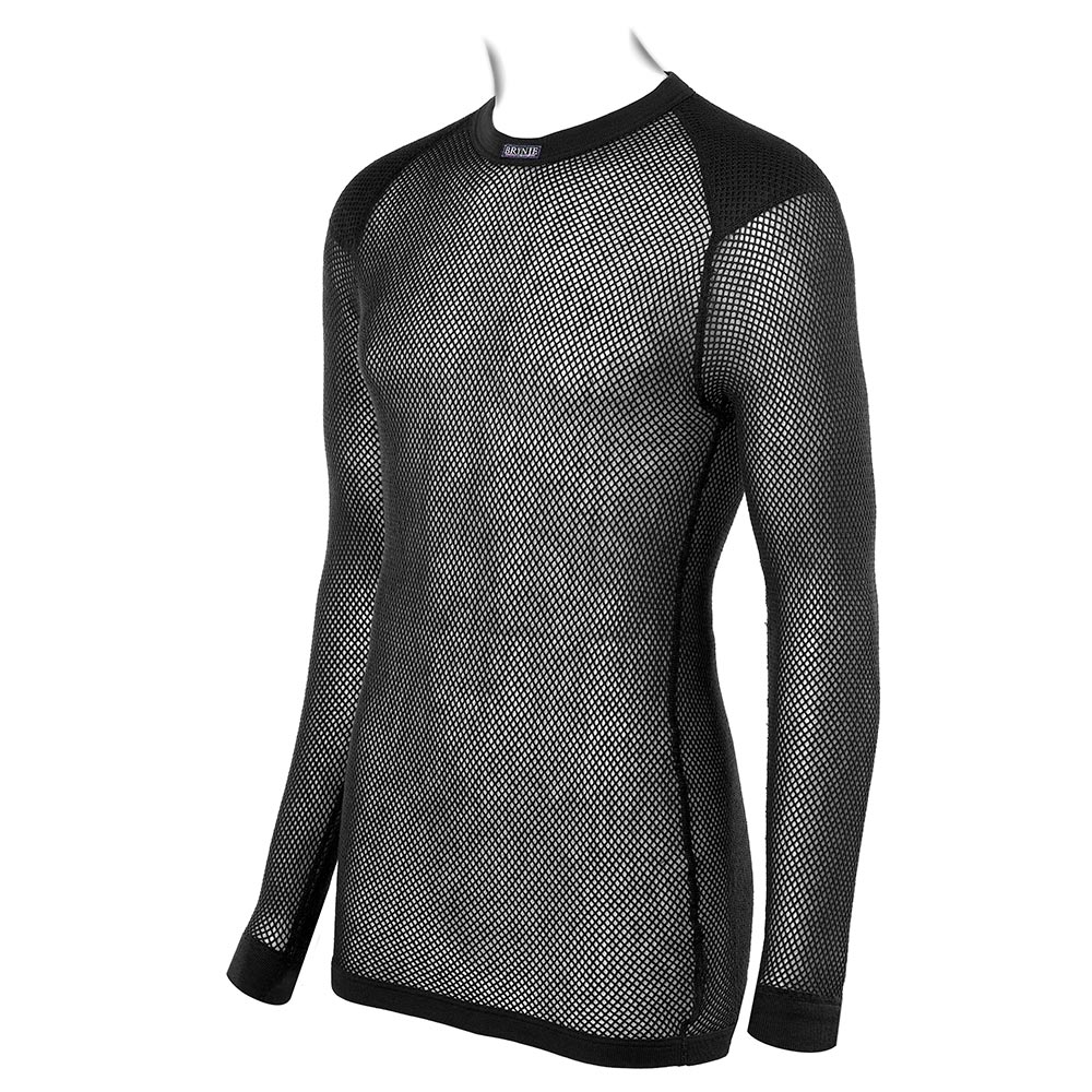 Unisex Wool Thermo Long Sleeve Shirt Base Layer with Inlay image 0