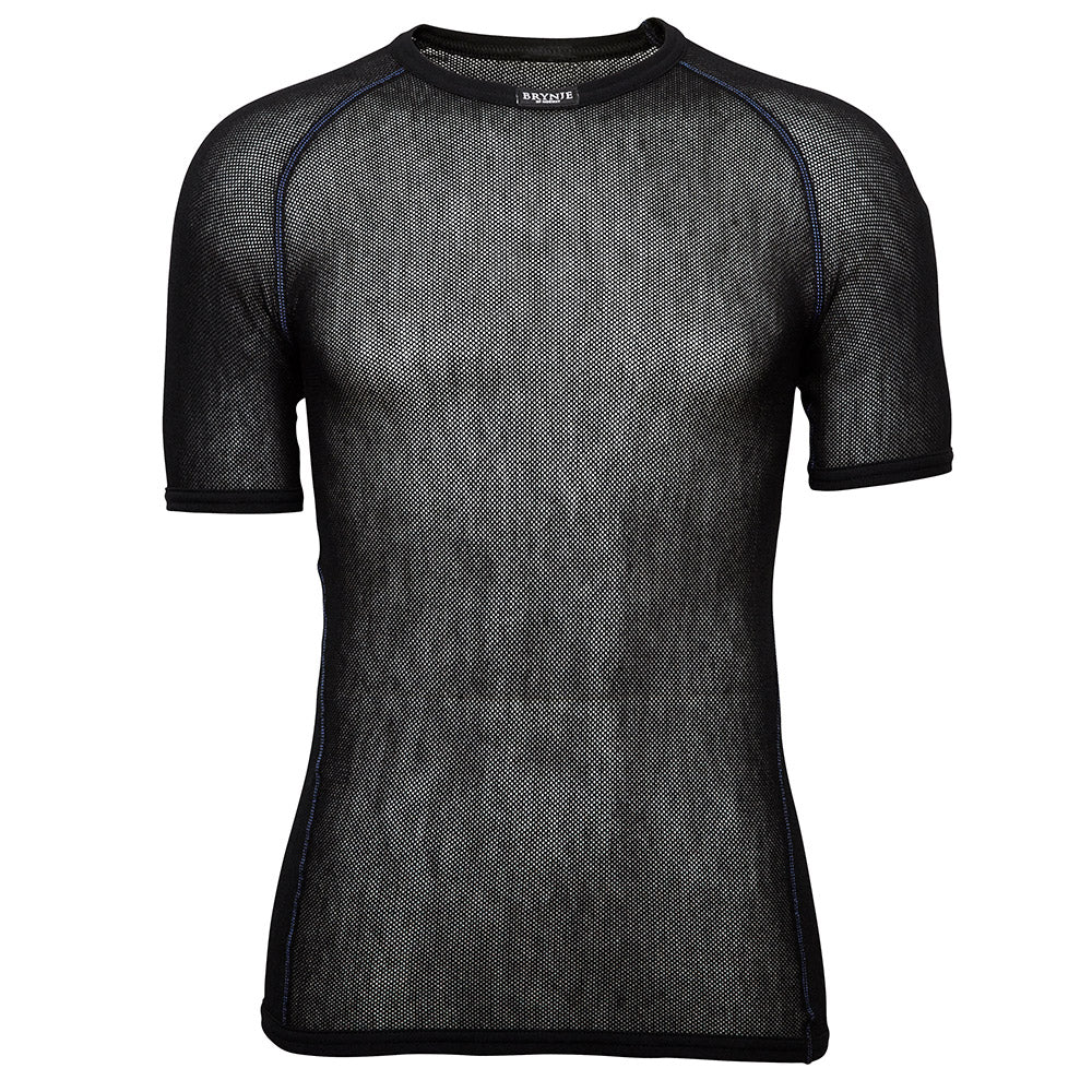 Unisex Wool Thermo Light T-Shirt Base Layer - Black, S image