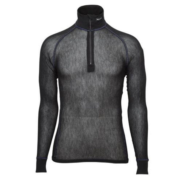 Unisex Wool Thermo Light Zip Polo 3/4 Neck Base Layer image 0