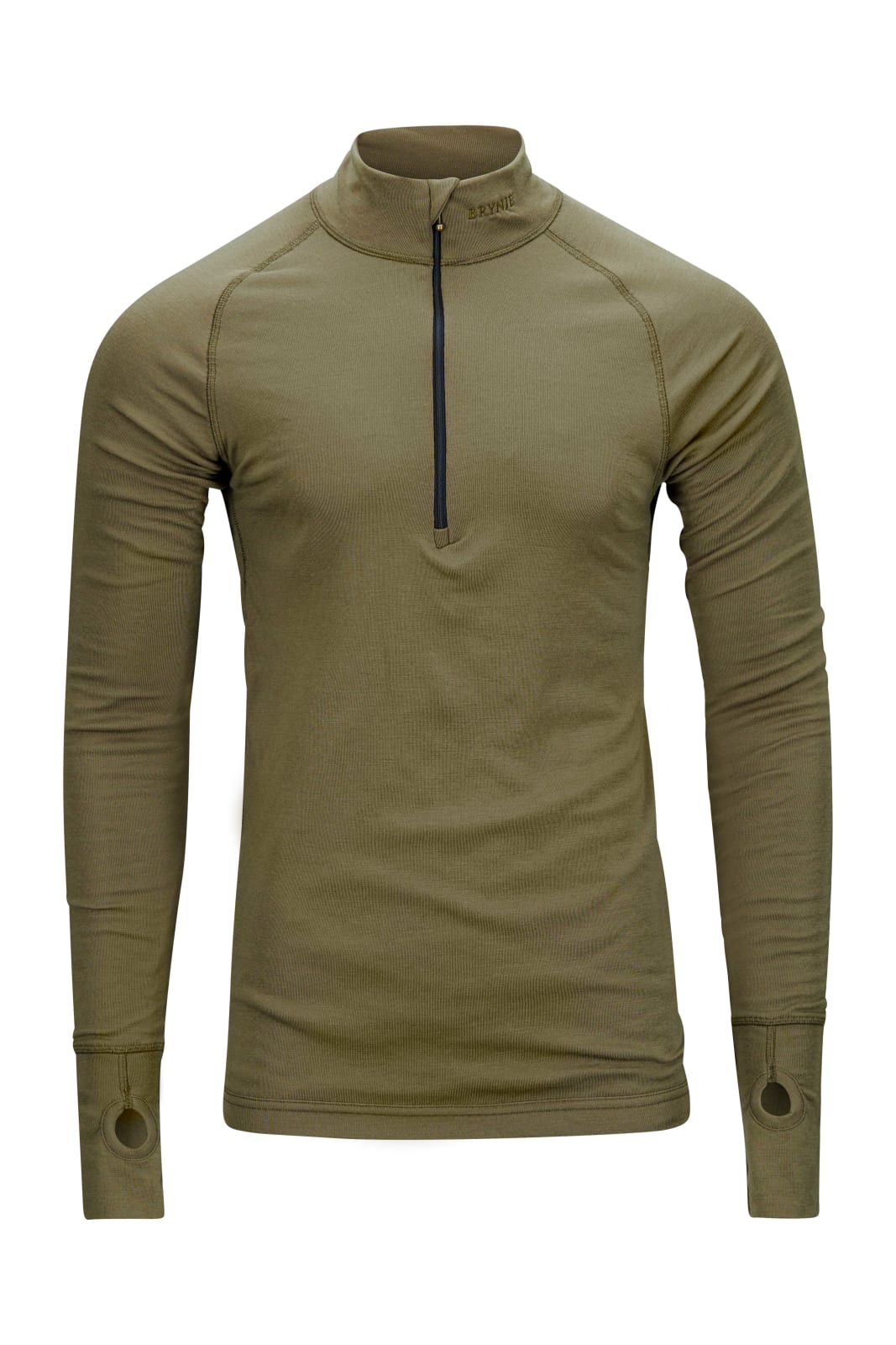 Tactical Arctic Zip Polo 3/4 Neck Base Layer with Thumbgrips